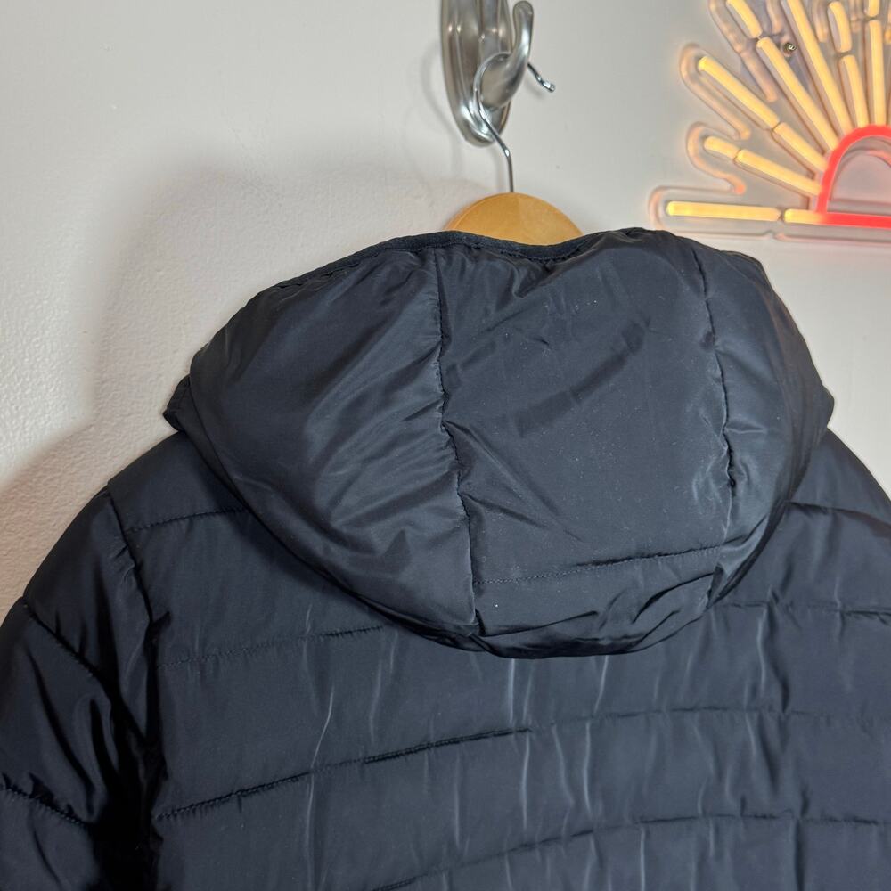 Universal Standard Down Coat Jacket Black Puffer … - image 9